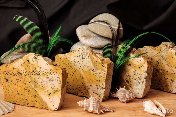 Мыло аюрведическое ручной работы, натуральное