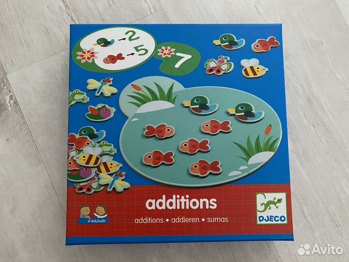 Настольная обучающая игра Djeco Сложение