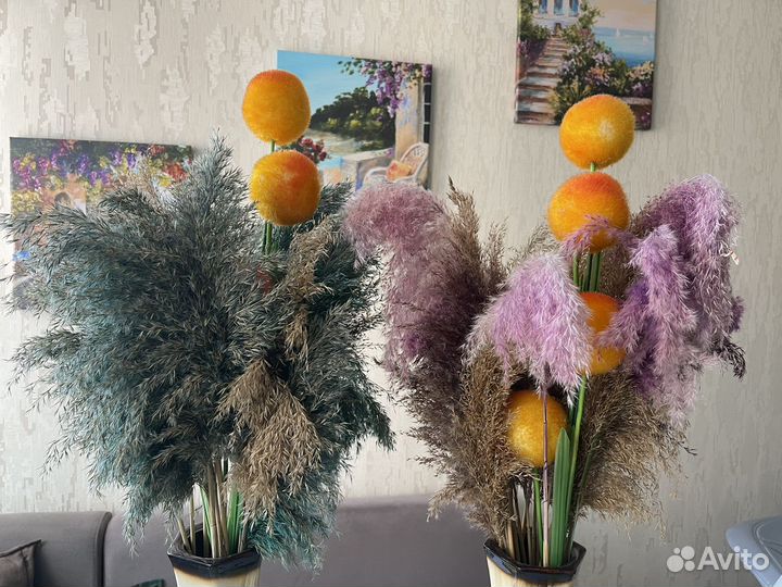 Цветы сухоцветы букет