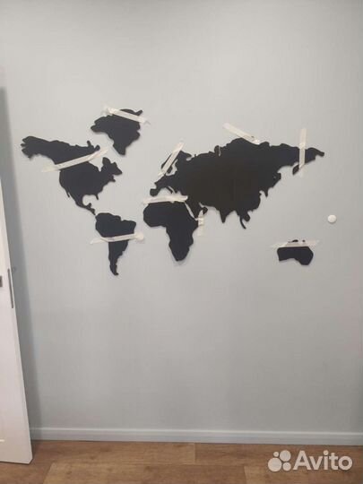 Отдам Доска для записей Карта мира