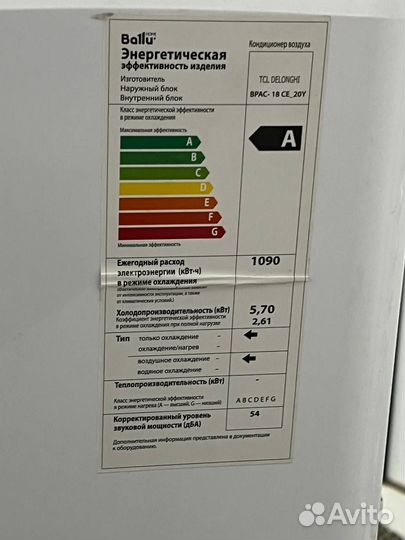 Мобильный кондиционер ballu до 50кв.м