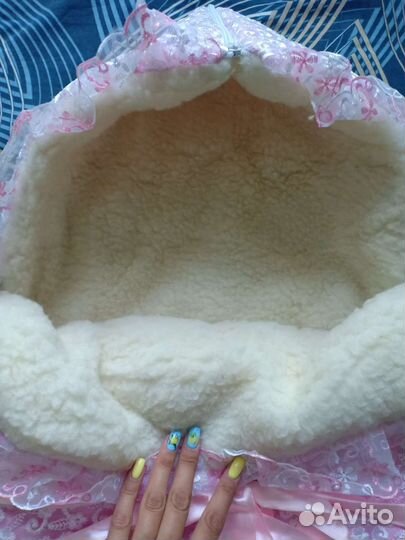 Конверт на выписку зимний для девочки