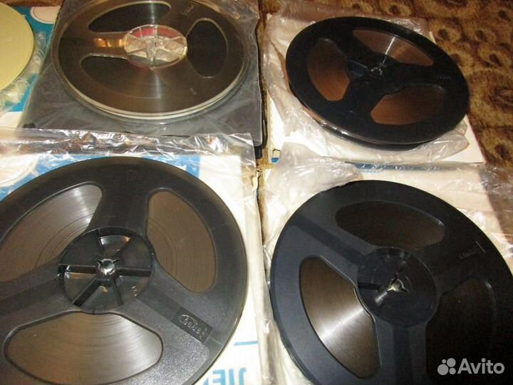 Катушки, бобины 525-550м с записями