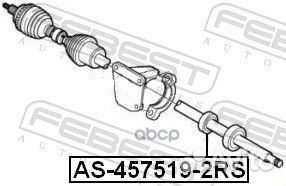 AS-457519-2RS подшипник приводного вала Volvo