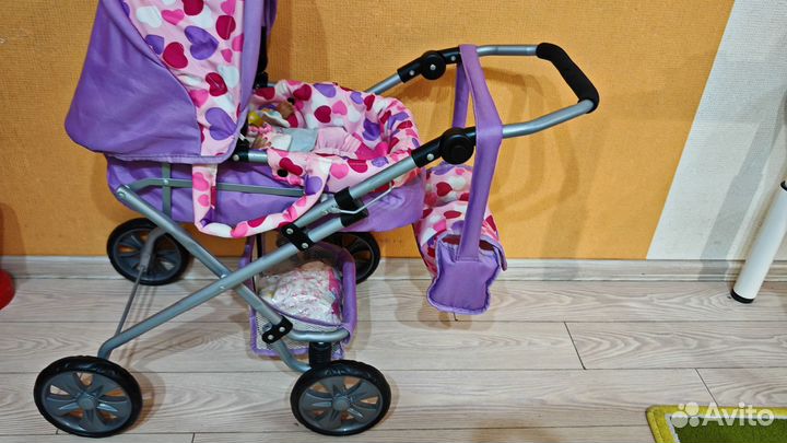 Коляска для кукол большая