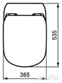 Сиденье для унитаза Ideal Standard Tesi T3527V1