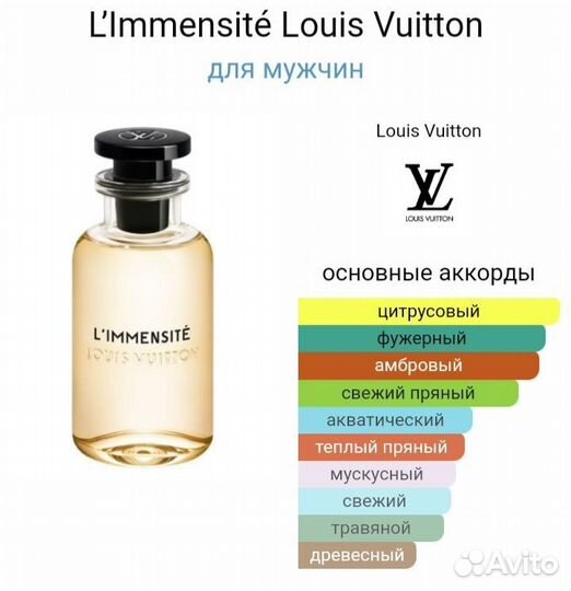 Louis Vuitton L’Immensite распив оригинал