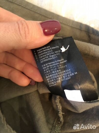 Ромпер hm 42 размер хаки комбинезон женский