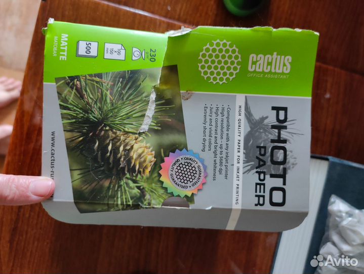 Фотобумага cactus (матовая)