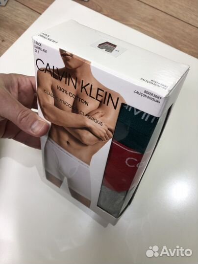 Трусы мужские боксеры calvin klein M.L.XL