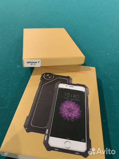 Al Чехол для iPhone 7 или 8 и 2 объектива новый