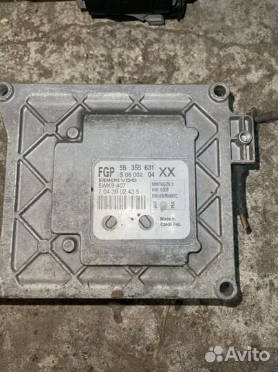 Блок управления двигателем Опель Астра