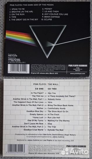 Pink Floyd - The Wall, The Dark Side Of The Moon