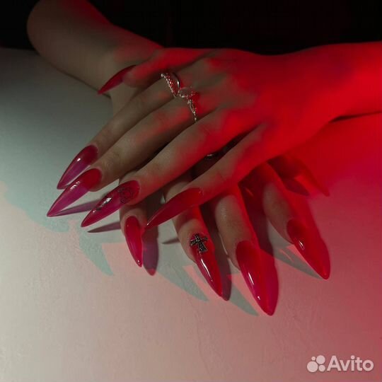 Маникюр крейзи наращивание