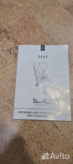 Прогулочная коляска Silver Cross Zest