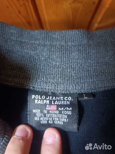 Polo ralph lauren свитшот на молнии