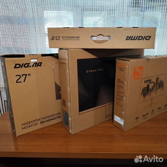Мониторы 165 Hz Digma Sunwind 27 и 24 дюйм