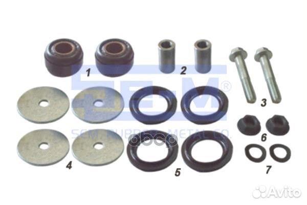 SEM7969 р/к подвески кабины 1x (мр) перед. бол