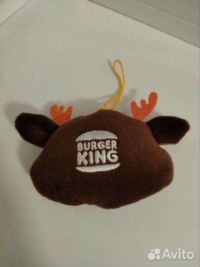 Игрушка новогодний олень мягкая Burger King