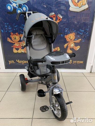 Трехколесный велосипед коляска Luxmom