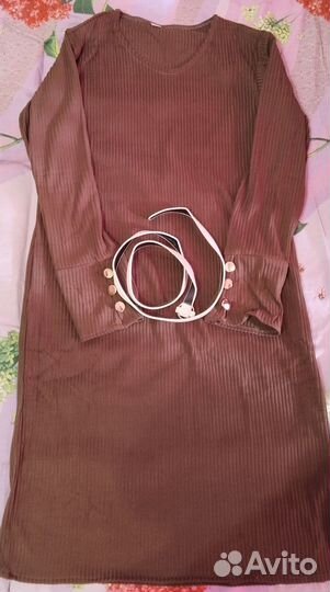 Платье женское теплое