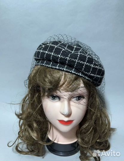 Берет с сеткой