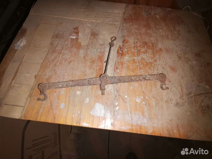 Весы безмен с гирями плечевые старинные