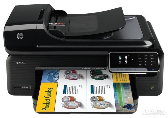 Мфу струйный, цветной.А3 hp officejet 7500a e910