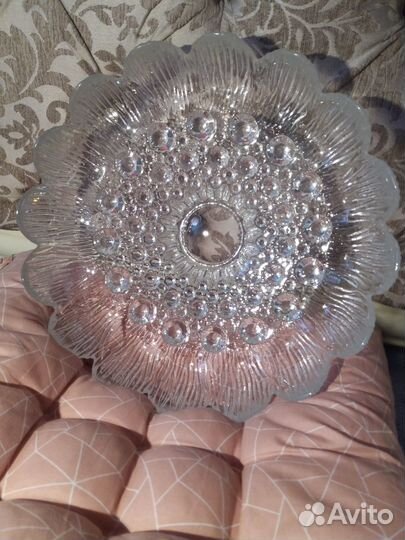 Большая хрустальная ваза СССР