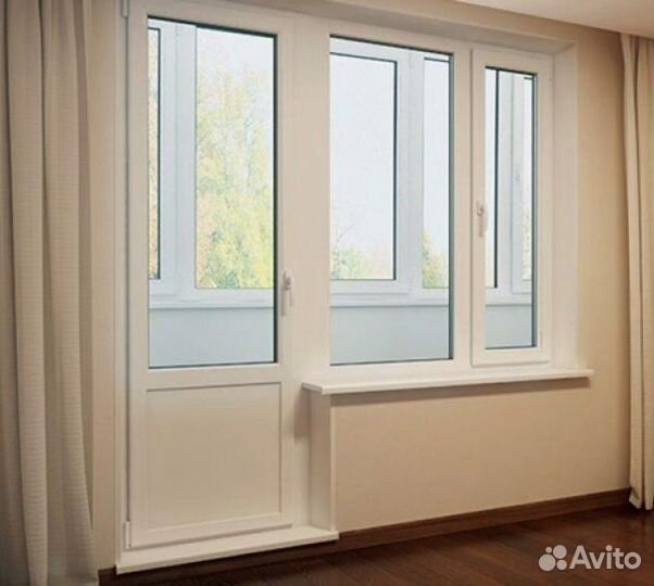 Окна пвх с балконной дверью