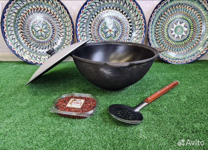 Кaзан чугунный 8л