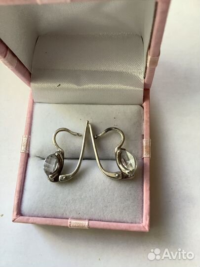 Серьги серебро