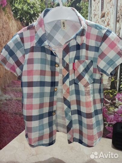 Рубашки на мальчика 92, 104