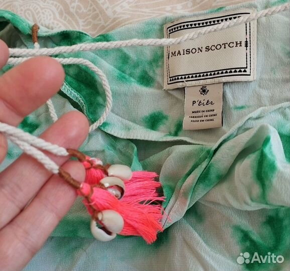 Шелковая блуза New Maison Scotch & Soda P'tite S