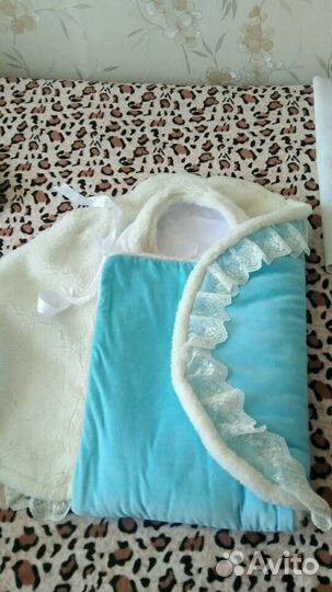 Конверт на выписку классный из овчины