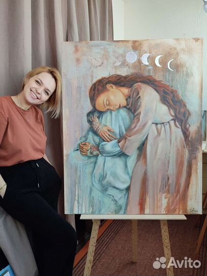 Картина маслом на холсте большая