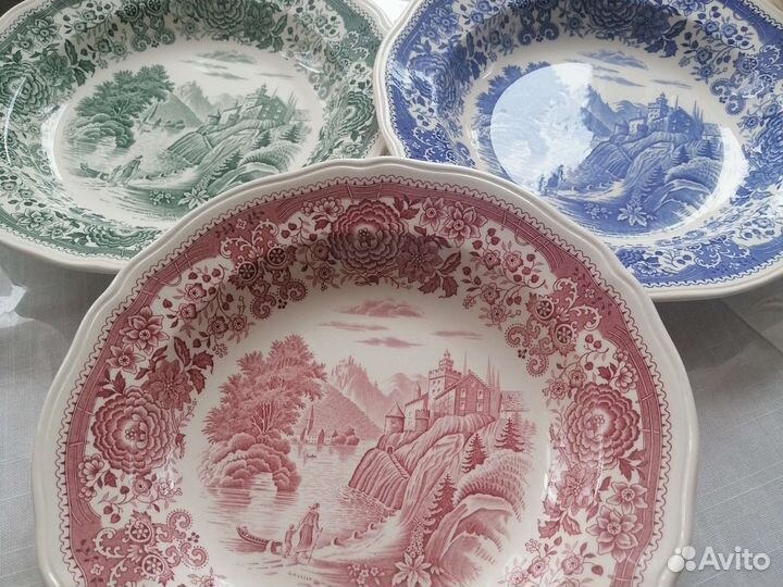 Винтажные тарелки для супа(пасты) Burgenland