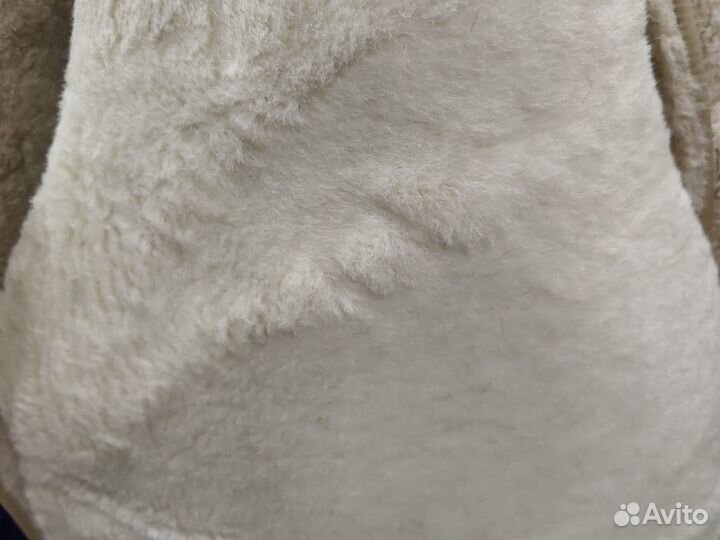 Меховые накидки шерсть белый