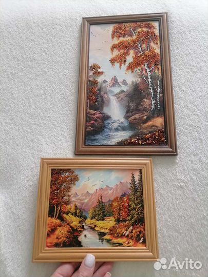 Картина из янтаря новые