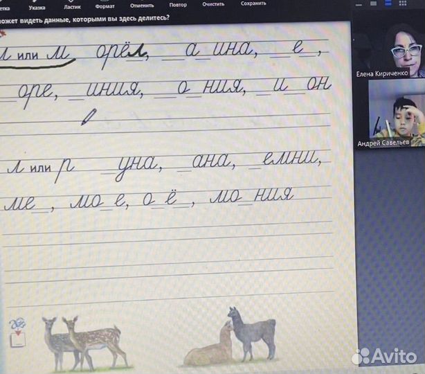 Репетитор начальных классов онлайн русский язык