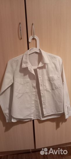 Рубашка белая школьная для девочки