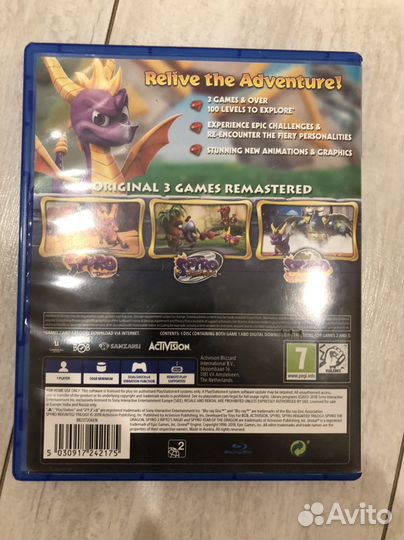 Spyro reignited trilogy ps4
