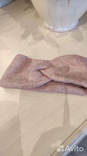 Комплект шапка и снуд для девочки