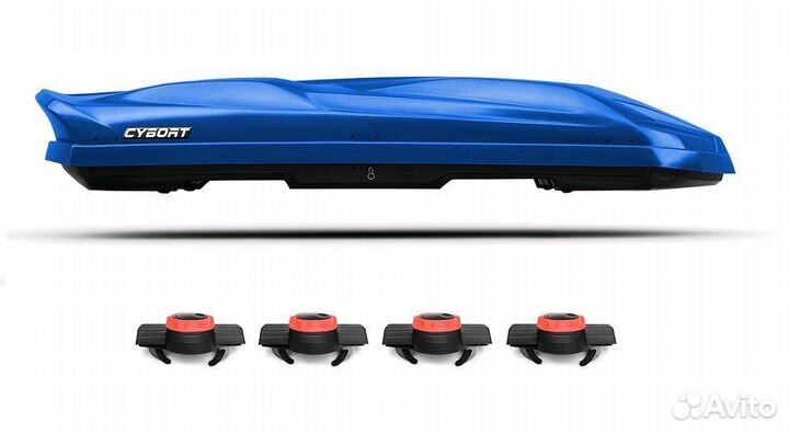 Багажный бокс cybort F1 410 206x80x33 см (2-х стор