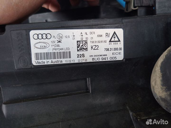 Передняя левая фара audi Q3 Ксенон оригинал