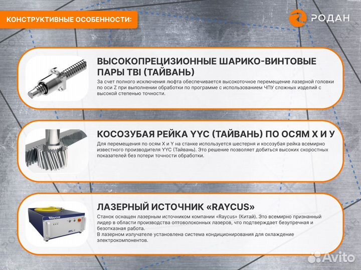 Оптоволоконный лазерный станок 1530 S (1000W)