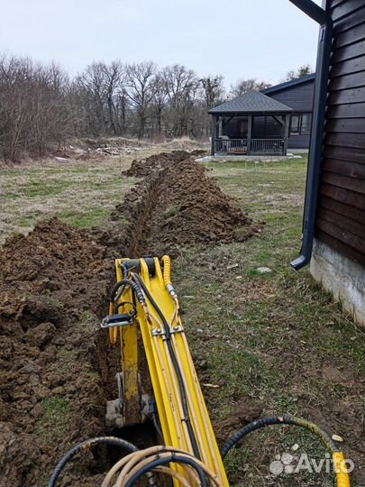 Услуги мини экскаватора, мини трактора