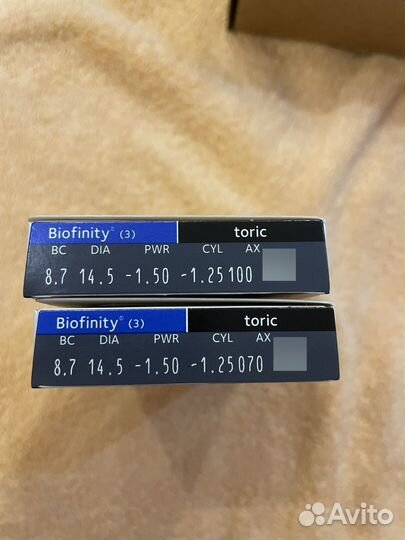 Мягкие контактные линзы