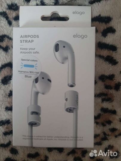 Шнурок-держатель для беспроводных наушников