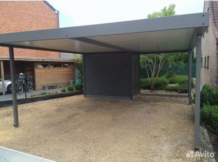 Навес четырехскатный